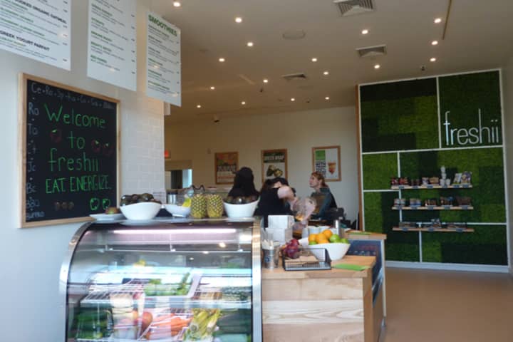 Freshii, a new restaurant in downtown Westport, serves fresh and healthy foods, juices and smoothies that are made-to-order.