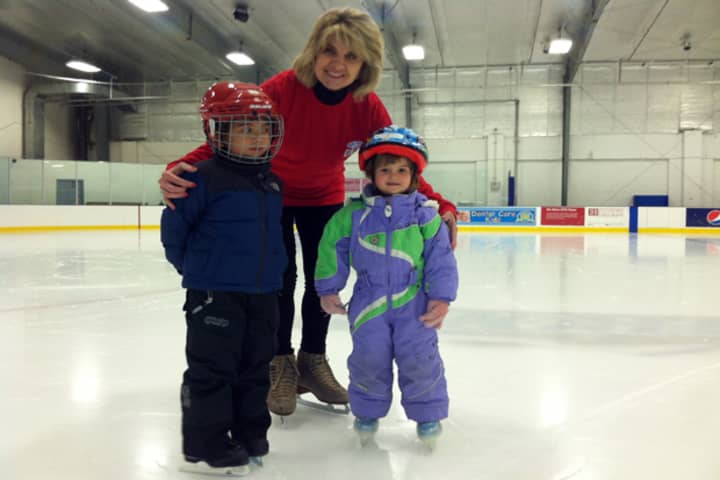 Wilton resident Karen Christensen, a heart disease survivor and former Ice Capades performer, is an ice skating instructor at Twin Rinks in Stamford.