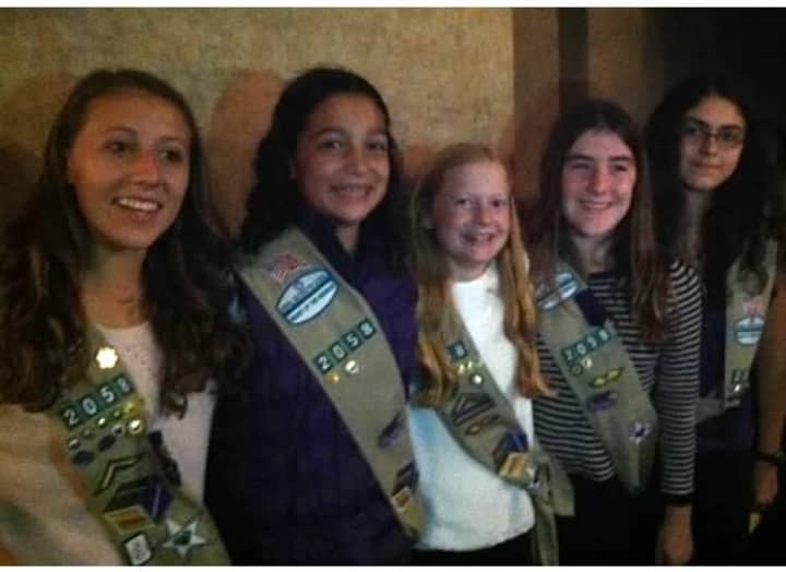 Five members of Briarcliff&#x27;s Girl Scout Senior Troop 2058 recently earned their Silver Awards. 