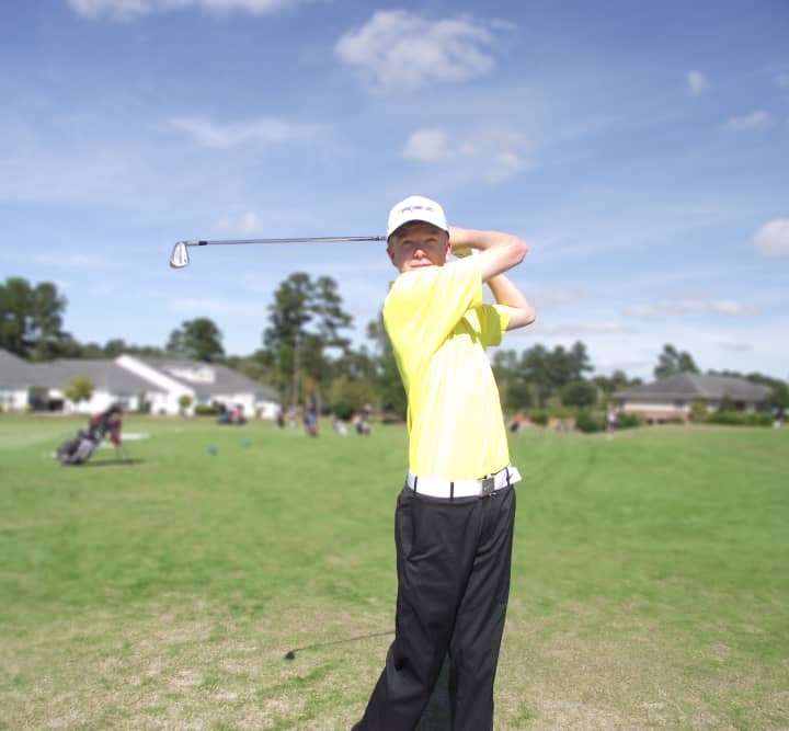 Lee Hammerschmidt, a 17-year old from Armonk, is learning the game at a golf academy in South Carolina.
