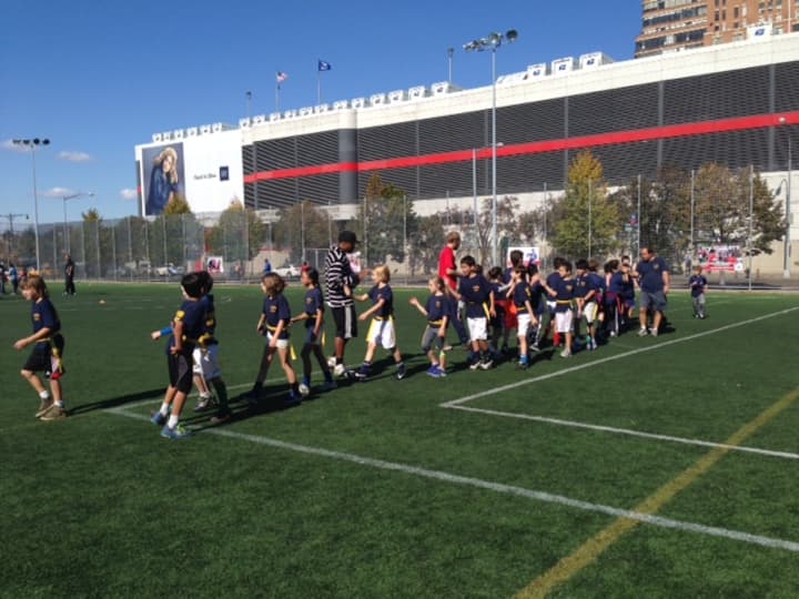 The Pelham Youth Rugby elementary flag team recently won the bowl at Chelsea Waterside Park in Manhattan in their first tournament of the season.