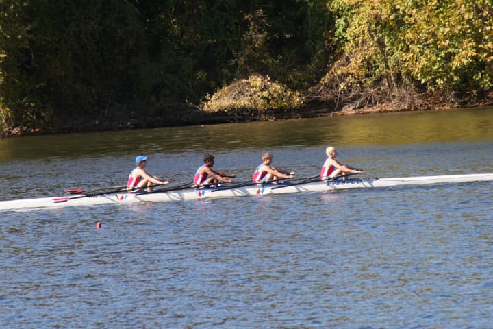 Pound Ridge rowers helped Norwalk River Rowing top the high school boys standings at the  Head of Schuylkill recently. 