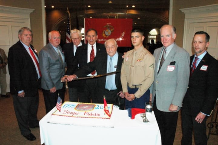 A group of 80 Marines gathered in Norwalk to celebrate the birthday of the corps recently. 