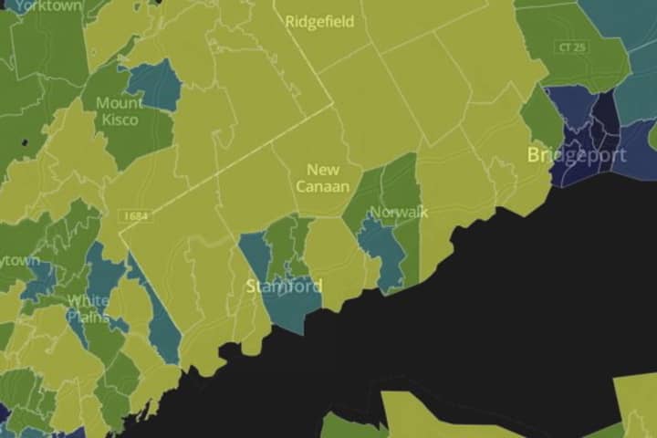 The greater Bridgeport area has the sixth-highest &quot;super ZIP code&quot; scores in the country.