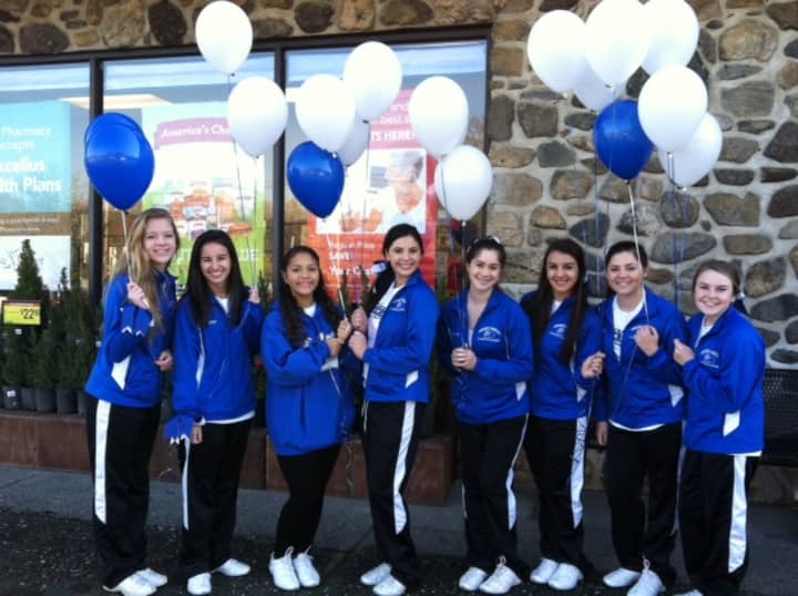 Hen Hud cheerleaders put smiles on many faces in the community on Saturday, Nov. 16.