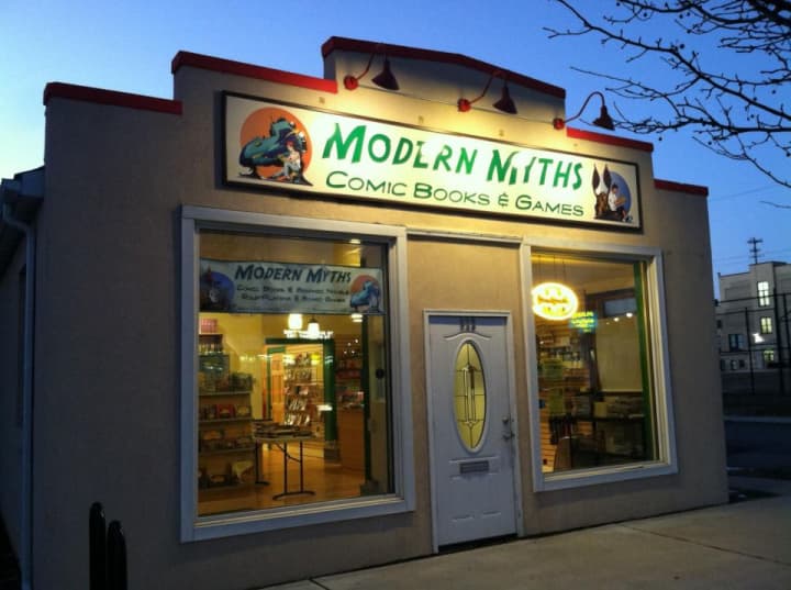 Modern Myths in Mamaroneck will celebrate its first anniversary on Friday. 