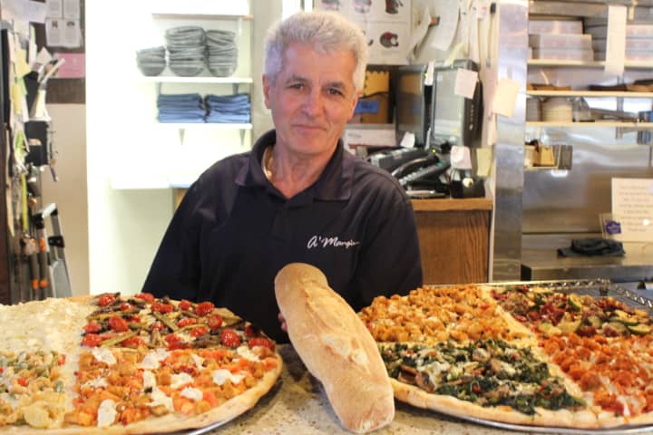 Luigi Dolgetta, from Mount Pleasant, is the owner of the restaurants. He opened the first A Mangiare in Bronxville 17 years ago - though his family has been in the restaurant business for nearly 60 years.

