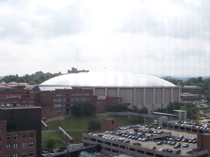 Large-scale sporting events (such as the Carrier Dome in Syracuse) will be permitting fans back in the stands at a limited capacity.