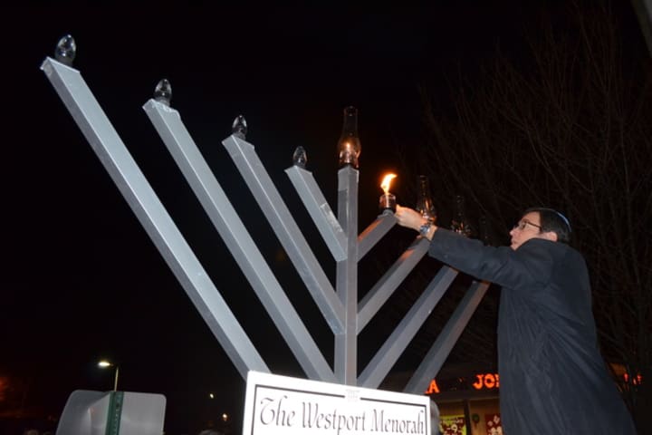 The Schneerson Center for Jewish Life is hosting special menorah-lighting ceremonies in Westport, Weston and Wilton. 