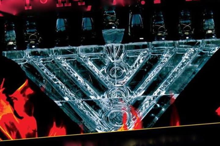 Celebrate Hanukkah on Dec. 1 with Chabad of the Rivertowns with a giant ice Menorah.