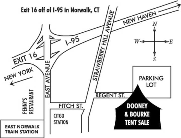 Dooney clearance tent sale