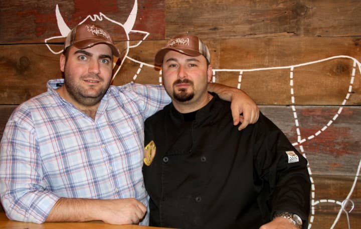 Manager Steve Dimopoulos and corporate chef Misha Levin