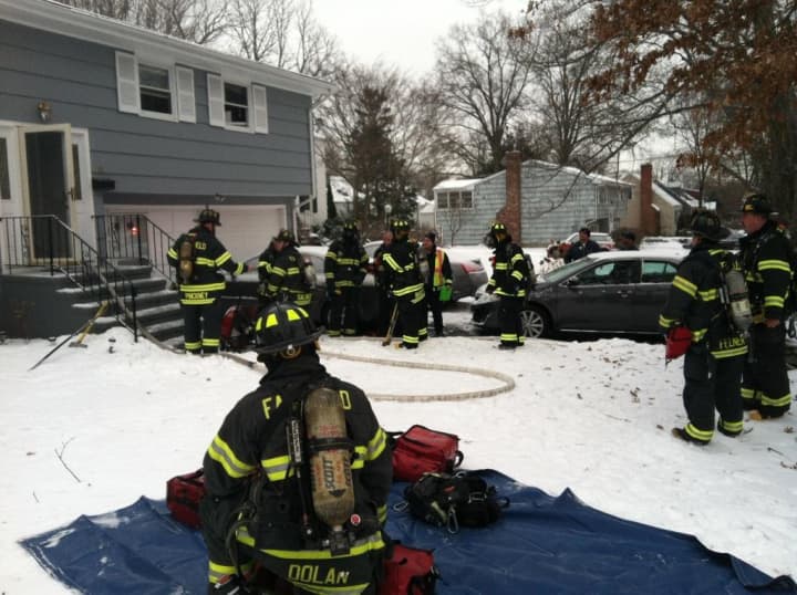 The Fairfield Fire Department was called to Judd Street on Tuesday morning for a fire in the rear study of a home. 