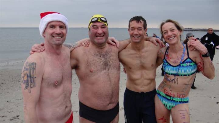 Brave area residents can take a dip in the icy waters of Long Island Sound in Westport to raise money for Save the Children on New Year&#x27;s Day.