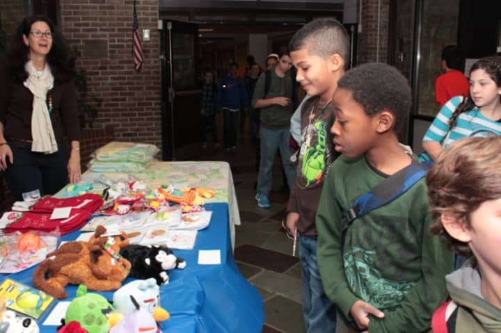 New Rochelle&#x27;s Albert Leonard Middle School recently hosted a holiday boutique. 