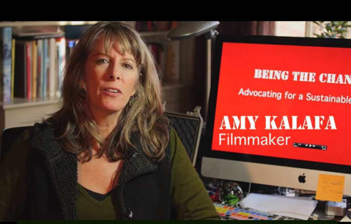 Weston filmmaker Amy Kalafa recently started a Kickstarter page to help fund a documentary series on highlighting advocates around the world.