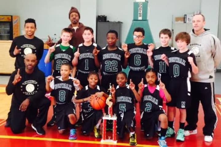 The Norwalk Youth Basketball Association 5th grade team went 3-0 to win a tournament last week at the Wakeman Club in Fairfield.