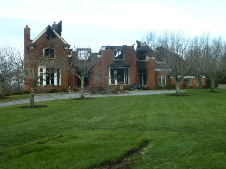 A Friday fire destroyed a million dollar home in Banksville. 