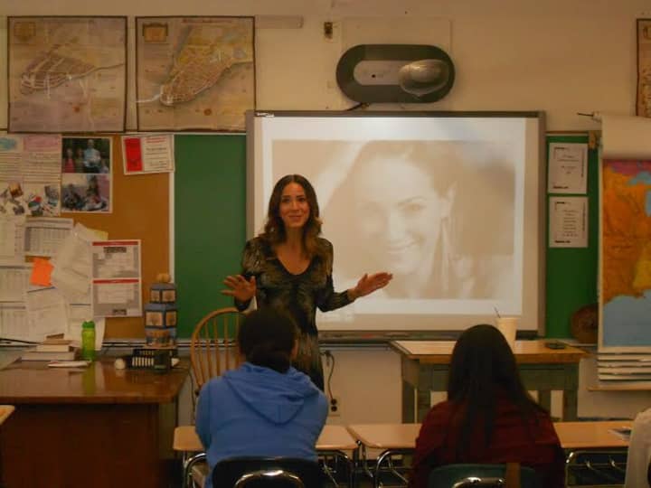 Eastchester Middle School students recently got a glimpse of many possible career paths as the school recently hosted its Career Day. The day included a visit from TV Host Ereka Vetrini.