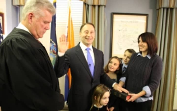 Robert P. Astorino was sworn in for a second term on Jan. 1.