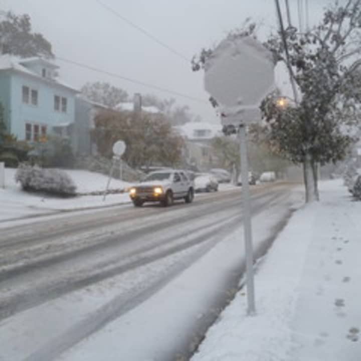 Westchester residents and motorists are warned to avoid traveling on roadways during the coming storm.