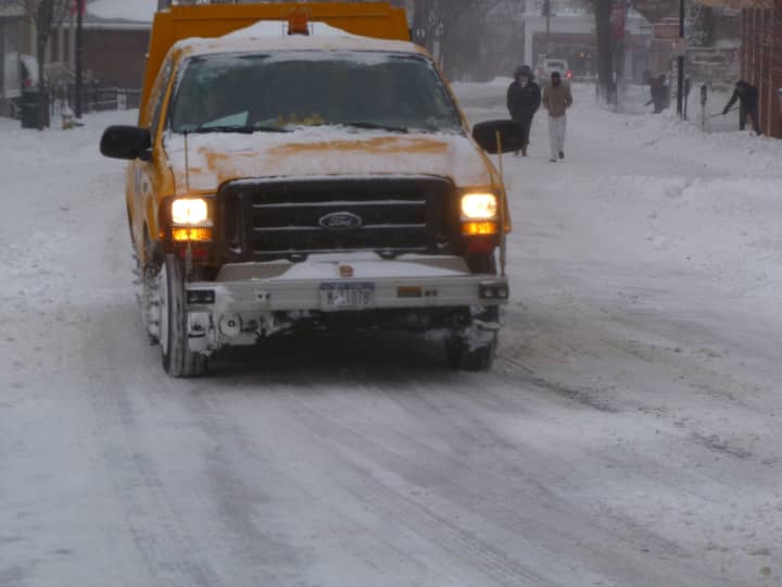 A trio of Mount Vernon roads will be treated for snow on Thursday night.