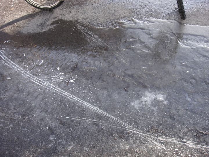 Black ice will mainly occur on secondary roads, according to the National Weather Service.