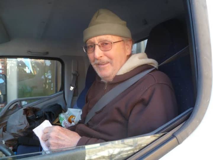 Delivery driver John Brush of Middletown does deliveries in Hastings.