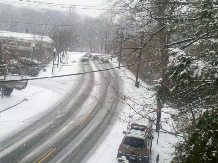 Light snow, accumulating as much as 1-2 inches in parts of Westchester, fell early Friday morning. 