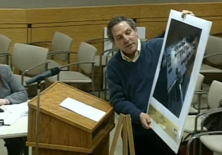 Northern Westchester Hospital CEO Joel Seligman makes his pitch for parking spaces.