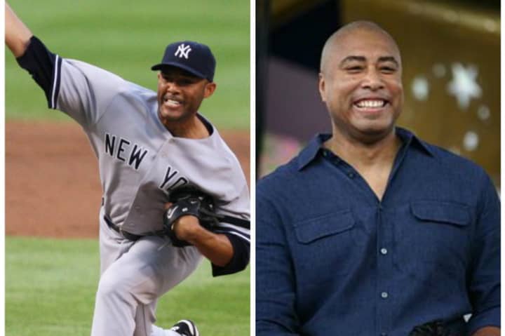 Yankees legends Mariano Rivera, left, and Bernie Williams will help raise funds for Pleasantville-based Hillside Food Outreach at a Danbury gala.