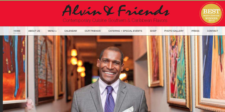 New Rochelle restaurant Alvin &amp; Friends launched a new interactive website recently. 