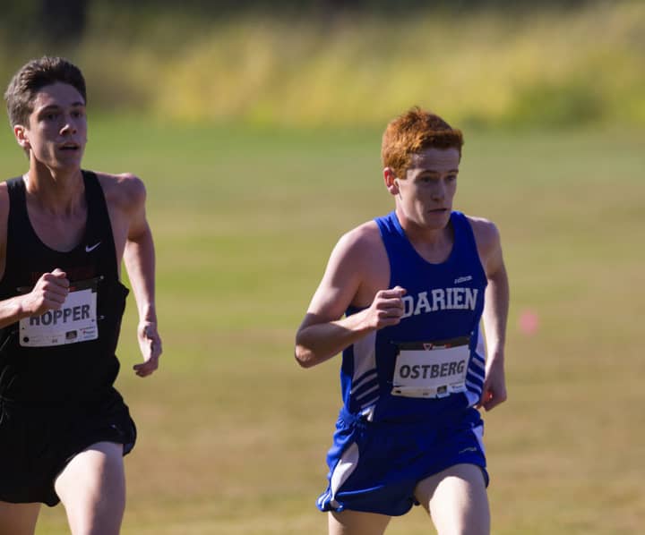 Darien High School&#x27;s Alex Ostberg was named the Gatorade Cross Country Runner of the Year in Connecticut on Thursday.