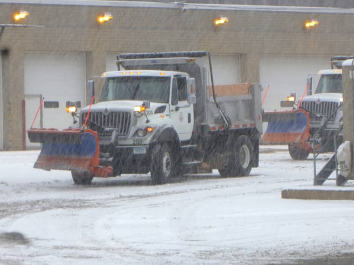 Snowplows in Stamford are gearing up for the snowstorm that could possibly dump up to 10 inches of snow on the region. 