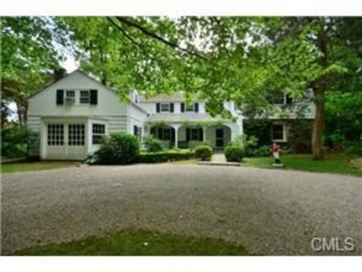 The house at 16 Raiders Lane in Darien is open for viewing this Sunday.