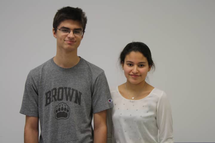 White Plains High School seniors Max Golden and Diana Medina are receiving recognition for their achievements in science. 