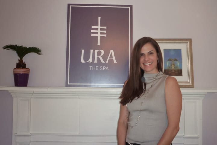 Easton resident Heather Bova opened URA The Spa in Wilton in last December.