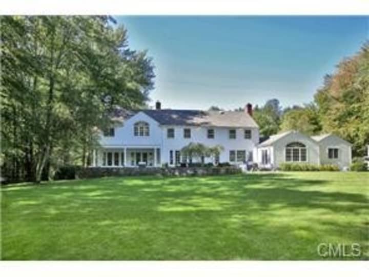 The house at 722 Hollow Tree Ridge Road in Darien is open for viewing this Sunday.