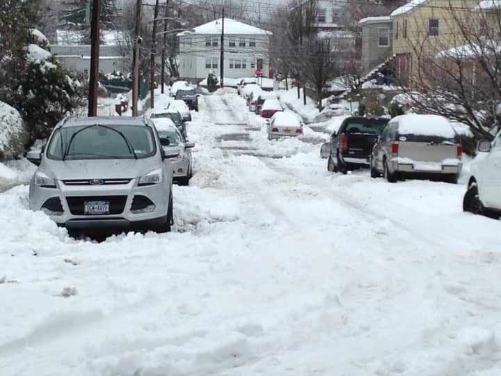 Some side streets in Westchester County continued to be a problem on Wednesday afternoon.