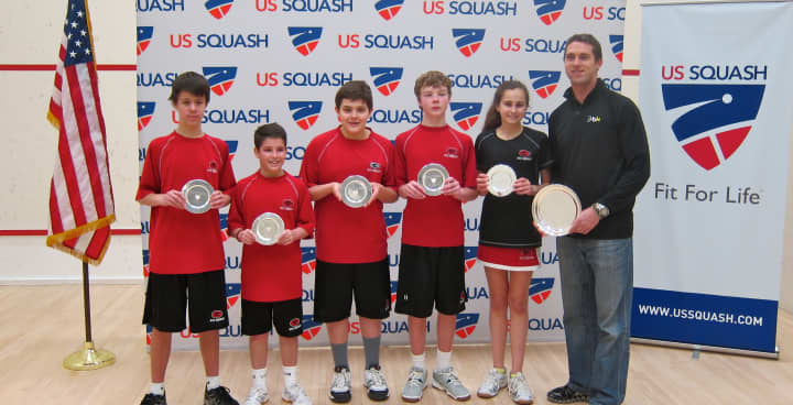 The Rye Middle School Squash Club. 