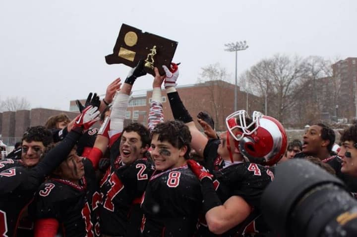 A dozen members of the state champion New Canaan High football team will play in college.