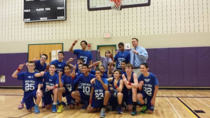 The Hendrick Hudson boys modified basketball team finished its season with a 9-0 record. 