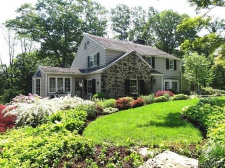 This house at 17 Deepwood Drive in Chappaqua is open for viewing this Sunday.