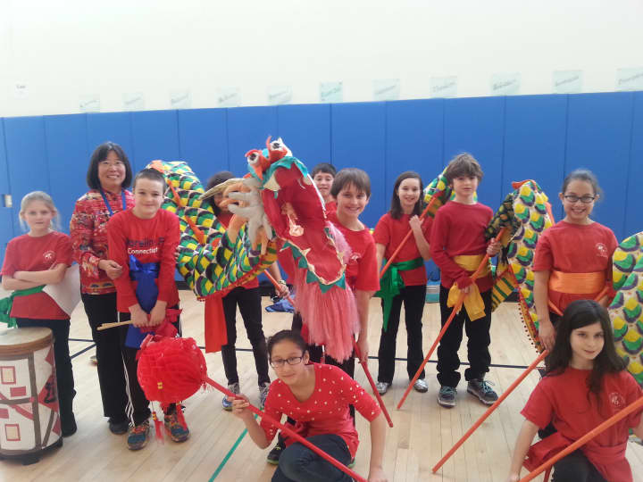 Students at Rogers International School celebrated the Chinese New Year recently.