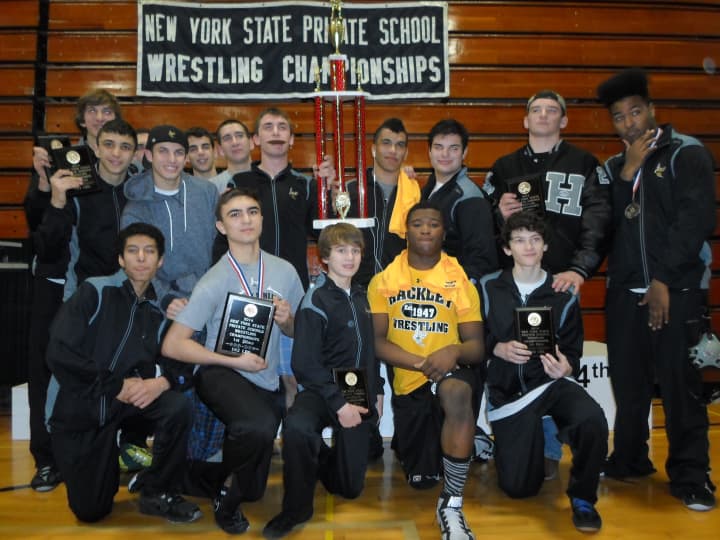 The Hackley School boasted two wrestlers that secured state championships while guiding the team to a fourth place overall finish at the State Private School Championships. 