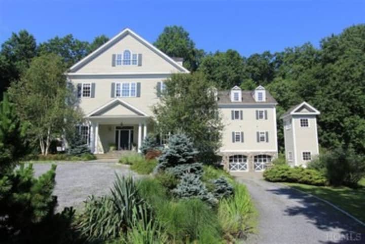 This house at 18 Kendal Road in Pound Ridge is open for viewing on Sunday.