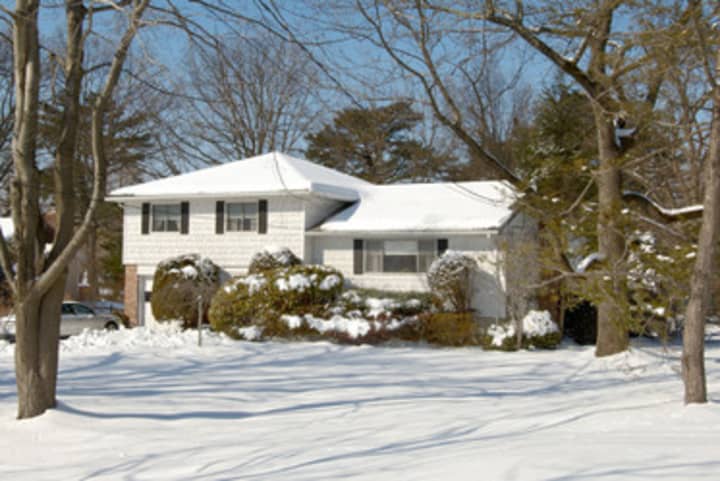 This house at 39 Country Ridge Drive in Rye Brook is open for viewing this Saturday.