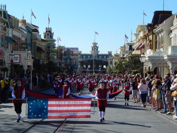 Somers Middle School band members recently performed in a special show at Walt Disney World Resort. 
