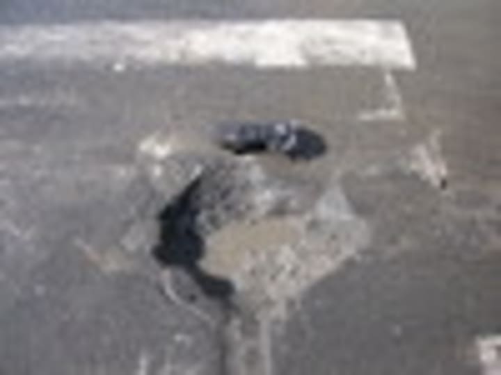 The White Plains Department of Public Works has repaired more than 7,000 potholes. 