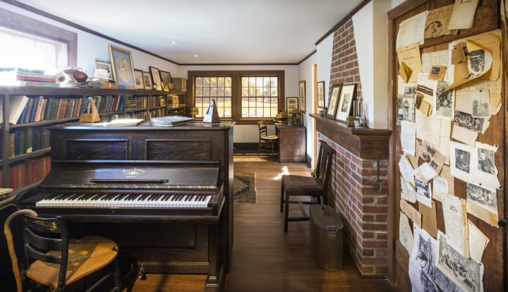 A replica of legendary composer Charles Ives will be on display at The American Academy of Arts and Letters beginning Thursday March 6.